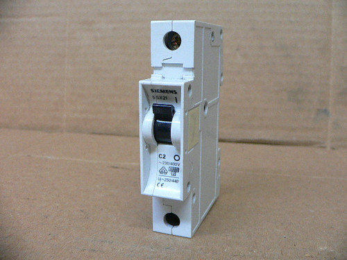 Siemens 5Sx21 C2 Circuit Breaker 2A 1-Pole 230/400V 277V