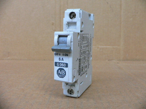 Allen Bradley 1492-Cb1 G060 Circuit Breaker 1492-Cb1 6A Allen Bradley 1492-Cb1 G060 Circuit Breaker 1492-Cb1 6A