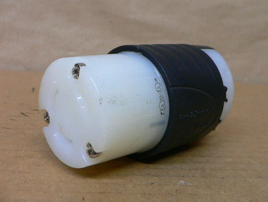 Pass & Seymour 3-Way 30A 250V L630c Black Turnlok Connector - Fen