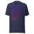 Hob Knob Grid T-Shirt - Eco-friendly fashion, Trendsetting T-shirt designs, Comfortable casual wear, Sustainable clothing, Durable everyday tees - Navy Front