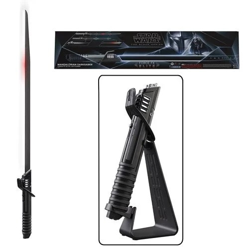 Star Wars The Black Series Mandalorian Darksaber Force FX Elite Lightsaber