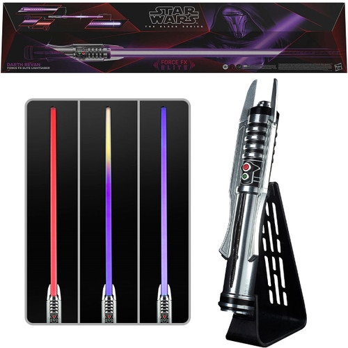 Star Wars The Black Series Elite Darth Revan Force FX Lightsaber Advanced LED and Sound Effects, Adult Collectible