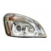 2008+ Freightliner Cascadia Chrome Projection Headlight w/ LED Position Light - Passenger