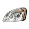 2008+ Freightliner Cascadia Chrome Projection Headlight w/ LED Position Light - Driver