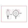 TRUX SUPER DIODE DBL FACE COMBO CLEAR LED (34 DIODE)-TLED-DFCC2