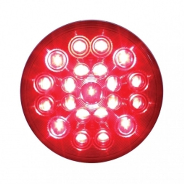 21 LED "Competition Series" 4" Stop, Turn & Tail Light - Red LED/Red Lens