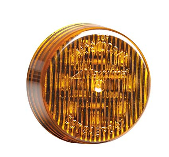 Maxxima M09100Y 9 LED Amber 2" Round Clearance Marker Light