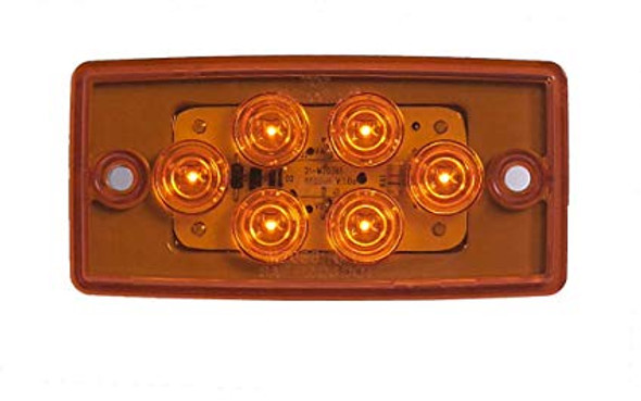 Maxxima M20361Y 6 LED Amber LED Mount Cab Marker Light