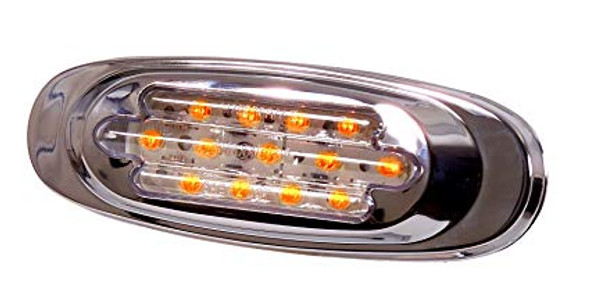 CHROME OVAL AM LED - M72270YCL