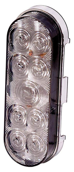 Oval PRT Amber Clear Lens Lightning Series - 9 LED - M63339YCL