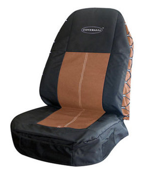 SEAT COVERS - BLACK AND BROWN-SET 181704XN1163