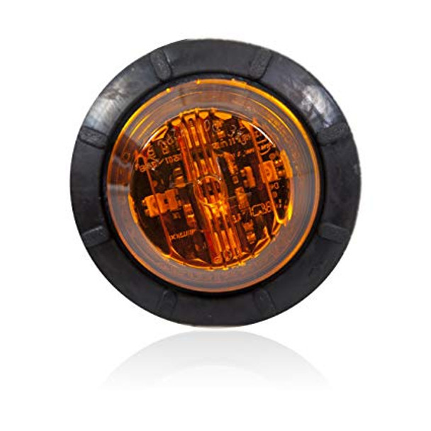 6 LED 1.25" ROUND AMBER LOW PROFILE COMBINATION P2-M09410Y