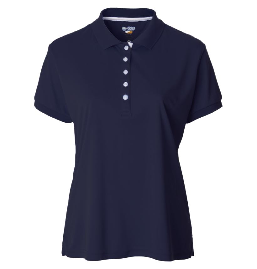JRB Ladies Collection Golf Pique Polo Navy One Up Golf