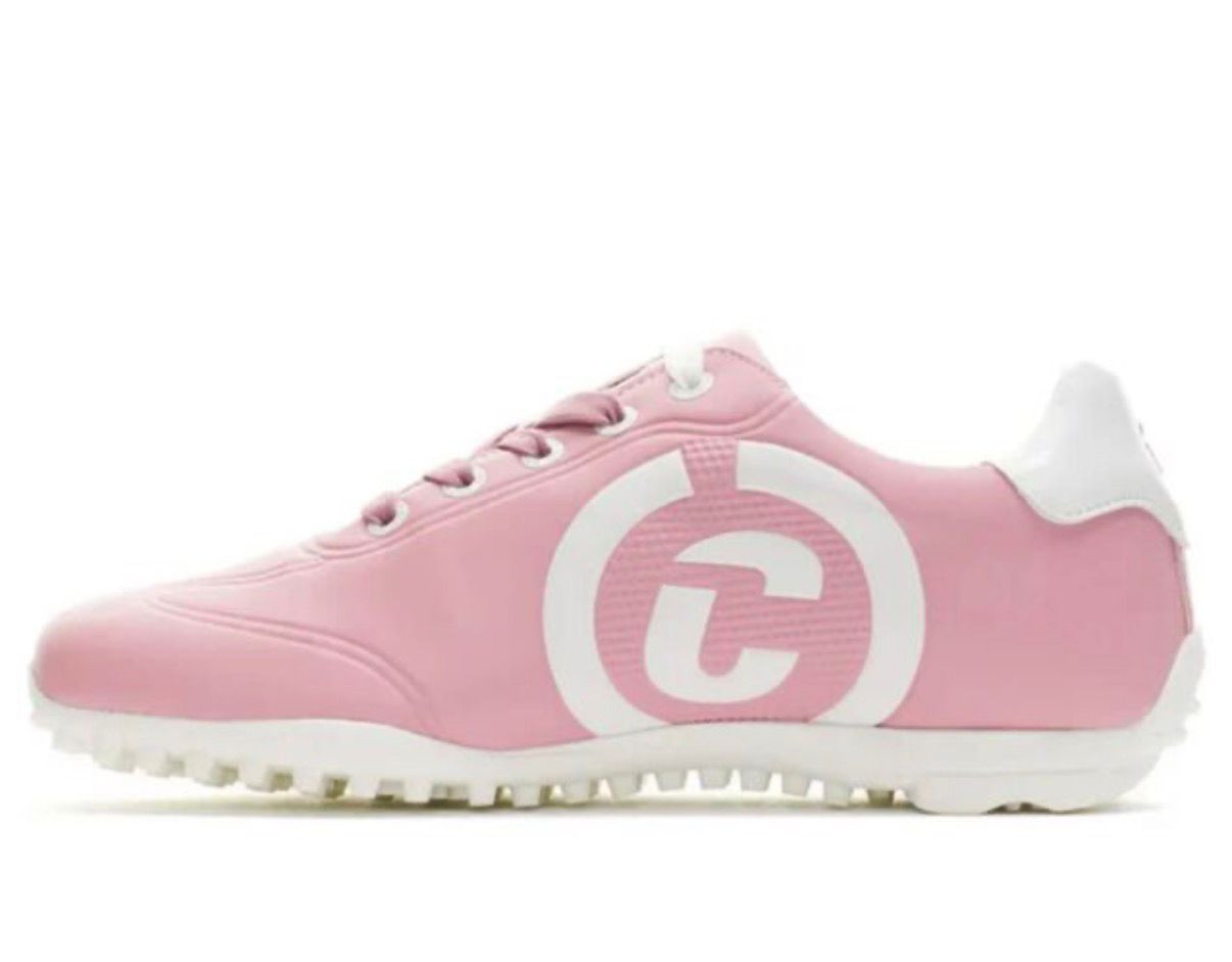 Duca Del Cosma Women's Queenscup waterproof spikeless golf shoes - PINK