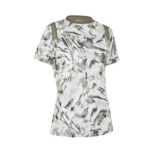 Callaway Golf Ladies Nature Print Short Sleeve Polo - Brilliant White - CGKF2C68 Callaway Golf Ladies Nature Print Short Sleeve Polo - Brilliant White - CGKF2C68