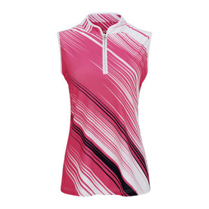JRB Women's Golf Fashion Print - French Pink - Sleeved Or Sleeveless JRB Women's Golf Fashion Print - French Pink - Sleeved Or Sleeveless