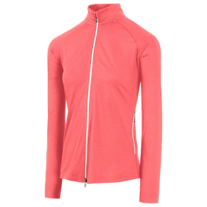 IGLTL2304 - Ladies Full Zip Embossed Top Layer-Coral IGLTL2304 - Ladies Full Zip Embossed Top Layer-Coral