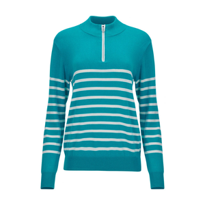 JRB Women's Golf - 1/4 Zipped Sweaters - Lapis Green JRB Women's Golf - 1/4 Zipped Sweaters - Lapis Green