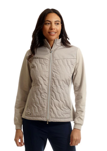 Padded Quilted Jacket - Stone