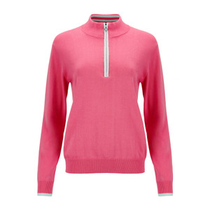  JRB Ladies Lined Sweater - Rose Pink