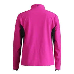 Island Green Ladies Stretch Waterproof Jacket - Orchid/Black