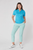 Georgia 7/8th Trouser - Dazzling Blue and Emerald