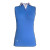 IGLTS2415 - Ladies Leopard Print Collar Sleeveless Polo Shirt