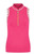 Alice contrast sleeveless polo - Lush Pink & Mandarin