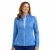 Feather Print Stretch Top Layer - Blue
