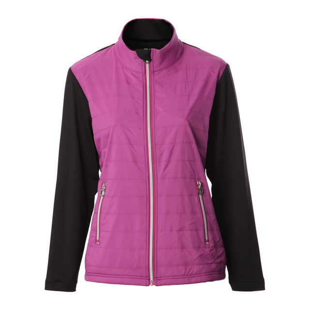 JRB Ladies 2022 Winter Collection Full Zip Golf Jacket Black/Purple