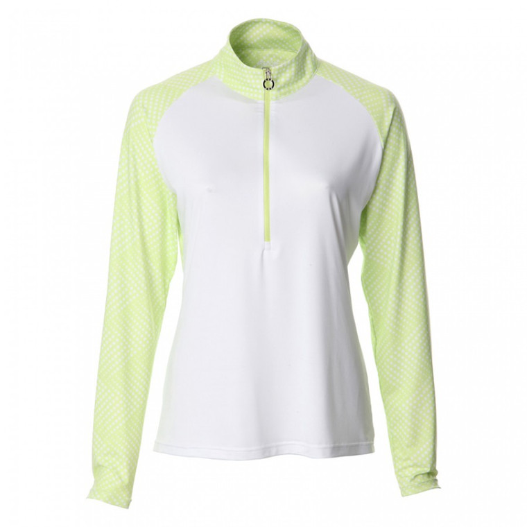 JRB Ladies 2022 Collection Mid Layer - Lime Print