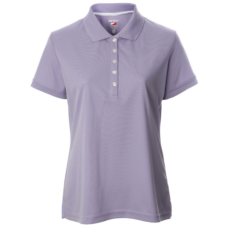 JRB Women's Golf Pique Shirt - Lavender - Sleeved or Sleeveless