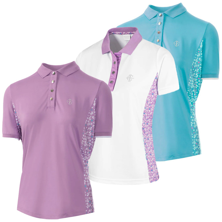 Island Green Golf Ladies Panelled Polo Shirt - IGLTS2239
