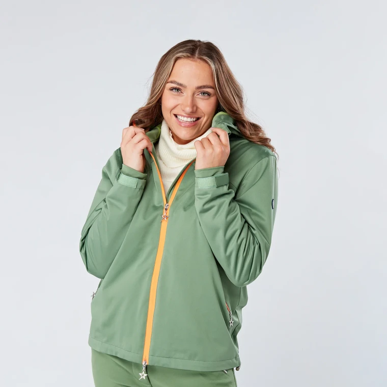 Katherine Storm Repellent Golf Jacket - Sage