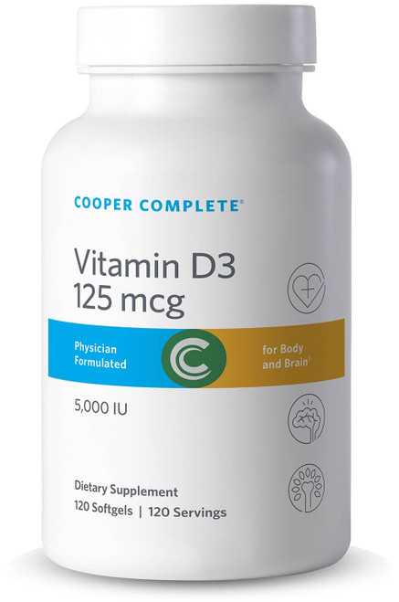 Vitamin D3 125 mcg (5000 IU) Supplement