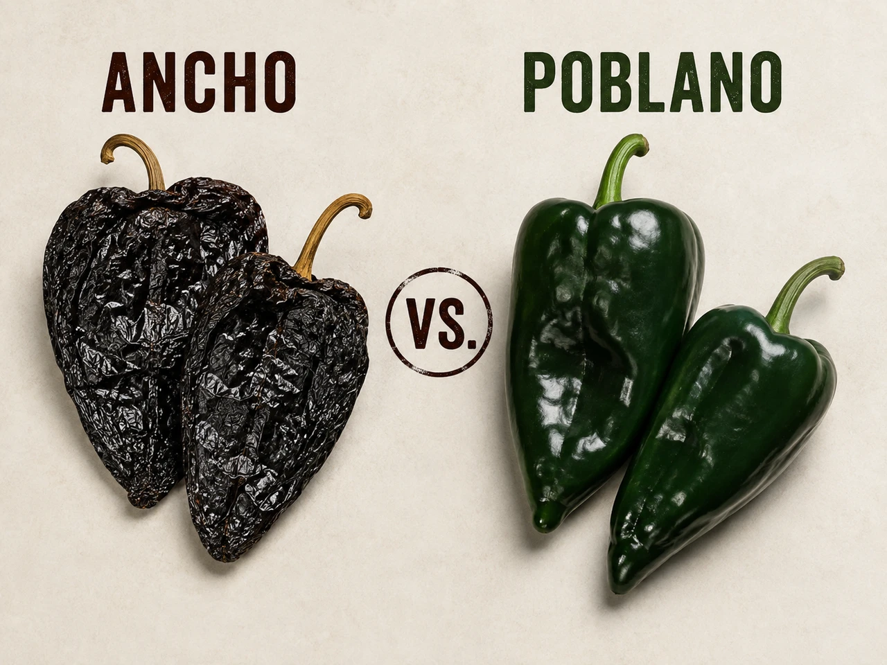 Ancho vs. Poblano Pepper