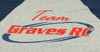 GVSTEAMG-C Graves RC Hobbies Team Shirt, Grey