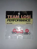 LOSA5046 TEAM LOSI TEFLON SHOCK PISTON #56 RED