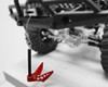 YA0416RD Yeah Racing Aluminum 1/10 Crawler Scale Accessory (Foldable Winch Anchor) (Red)