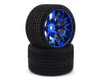 SRC1001BC Sweep Road Crusher Belted Pre-Mounted Monster Truck Tires (Blue) (2pc Set)