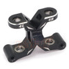 YATEC4-003BK YEAH RACING Aluminum Front C Hubs Set Black For Traxxas Ford GT 4 Tec 2.0 / 3.0