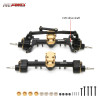 RCAWDSCX24PABLK RCAWD Portal Axles CVD edition Full Set Upgrade Parts for SCX24 - Black