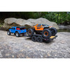 AXI00009 AXIAL SCX24 Flat Bed Vehicle Trailer with LED Taillights:1/24th