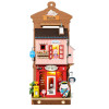 ROEDS021 ROBOTIME Rolife Love Post Office DIY Wall Hanging Miniature House Kit