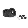 PRO1020511 PRO-LINE 1/6 Menace HP Belted F/R 5.7" Tires MTD 24mm Black Raid 8x48 Hex (2)