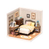 ROEDW009 ROBOTIME Rolife Sweet Dream Bedroom DIY Plastic Miniature House