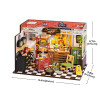 ROEDG165 ROBOTIME Rolife Garage Workshop DIY Miniature House Kit