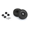 PRO1022410 PRO-LINE 1/7 Mirage TT Belted Front/Rear Tires Mounted on 17mm Black Raid (2): Mojave 6S, UDR