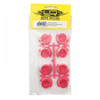 YAWL-0146FPK YEAH RACING Plastic Wide Rim Set 11mm (Offset 0 +1 +2 +3) Florescent Pink for 1/28 AWD Mini-Z