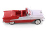 MTC55OLDSSUP88RED MODEL TOY CARS 1955 Oldsmobile Super 88 Convertible, Red - Welly - 1/24 Scale Diecast Model Toy Car
